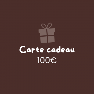 Carte cadeau de 100 euros
