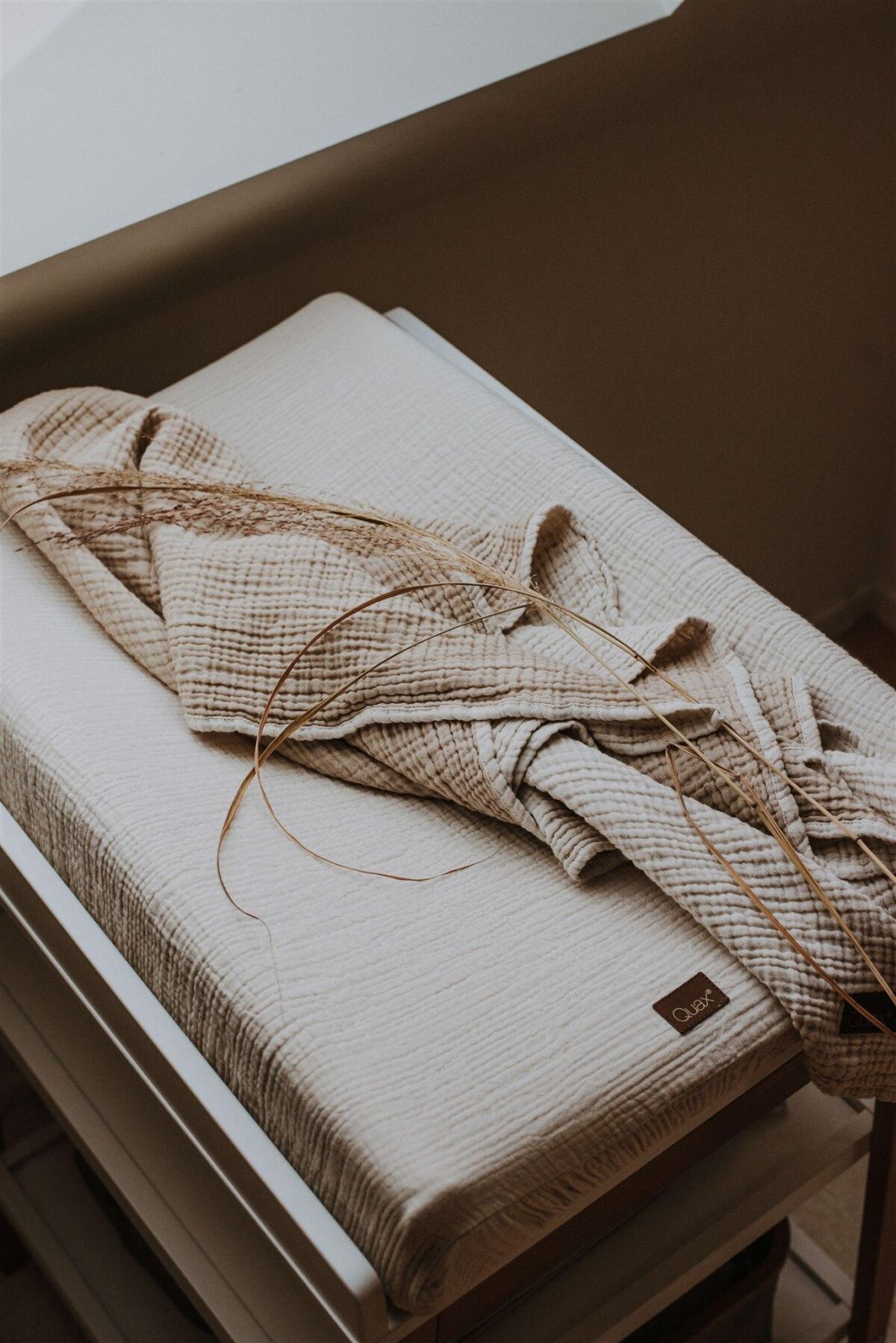Housse de matelas à langer - Argile – Image 3