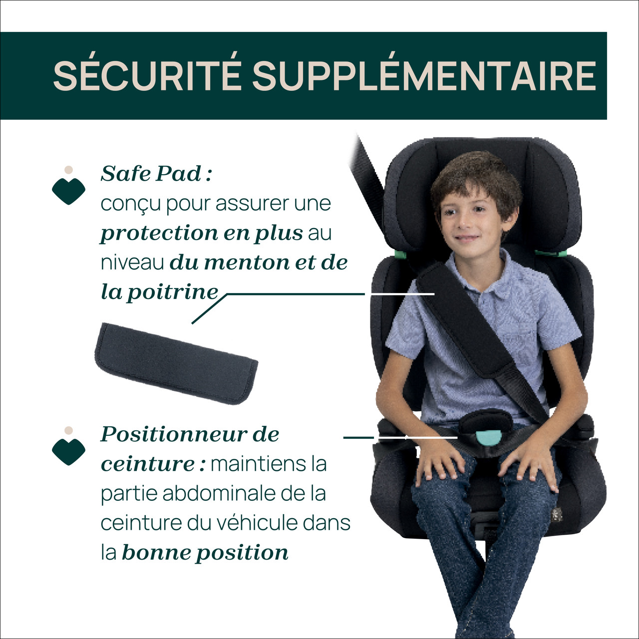 Siège auto Quizy i-Size 100-150 cm Black – Image 6