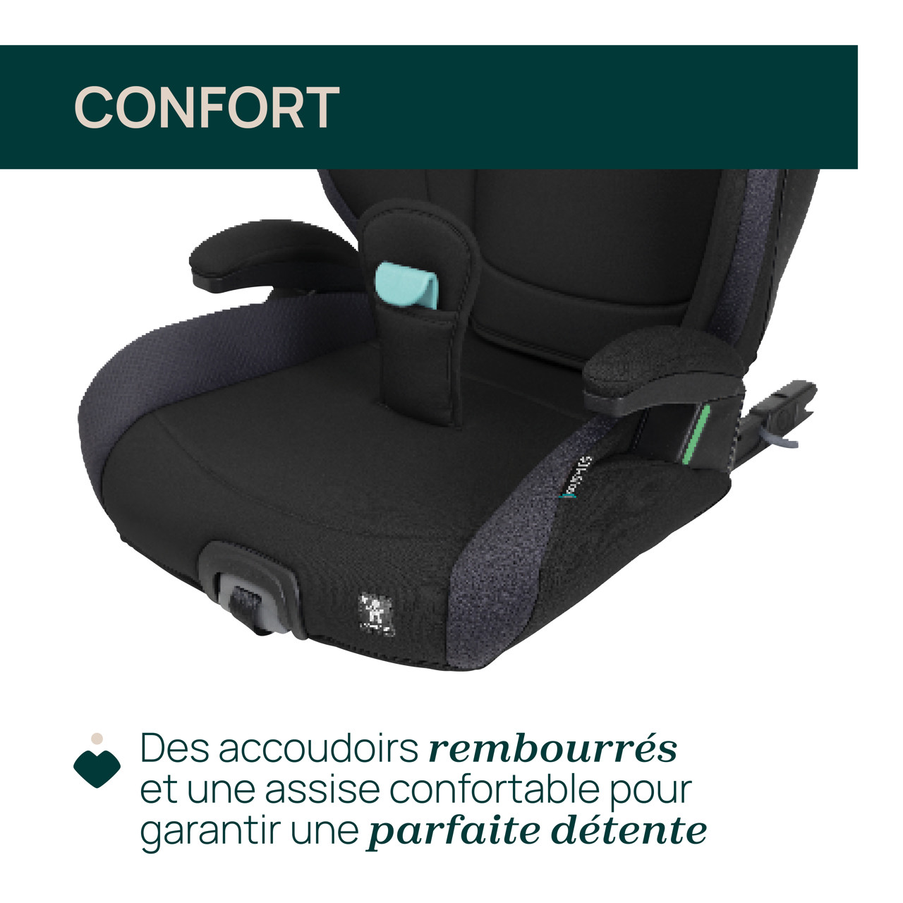 Siège auto Quizy i-Size 100-150 cm Black – Image 7