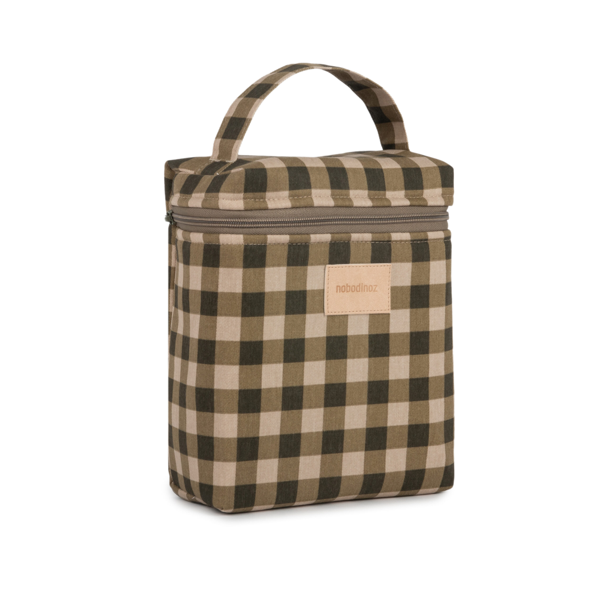 Sac isotherme pour biberon et déjeuner Hyde Park - vichy vert – Image 2