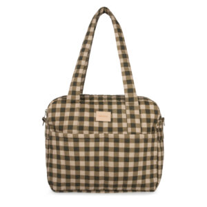 Sac à langer imperméable Hyde Park - vichy vert