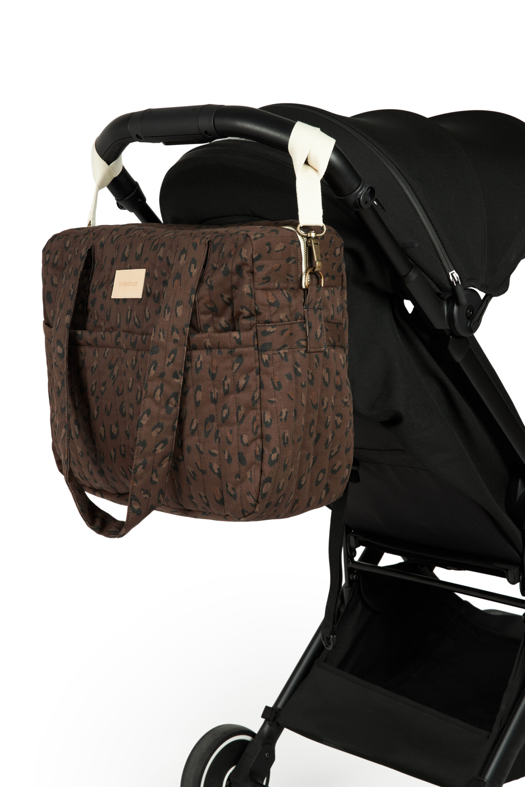 Sac à langer imperméable Hyde Park - léonie marron – Image 5