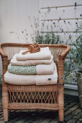 Couverture berceau Teddy Meadow Off White – Image 3