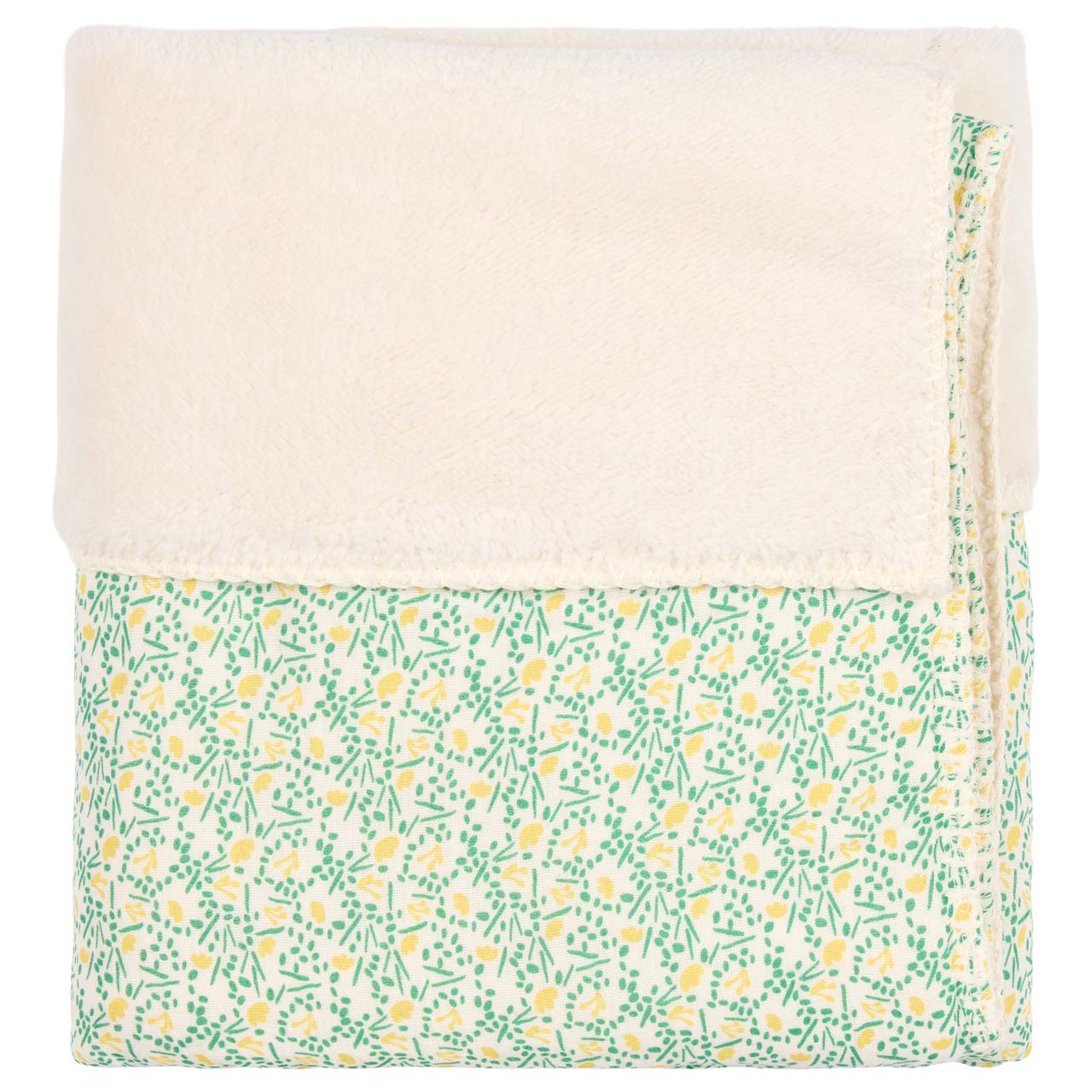 Couverture berceau Teddy Meadow Off White – Image 2