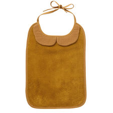 Grand bavoir bambou et gaze de coton mocha BB&Co
