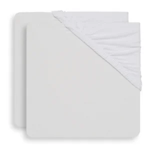 Drap-housse jersey 2 unités White 60x120cm