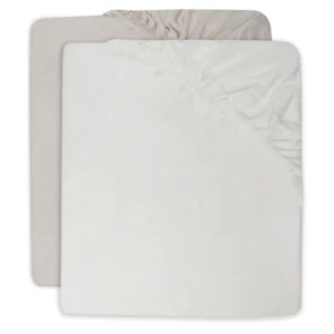 Drap-housse jersey 2 unités - Ivory/ Nougat 60x120cm