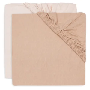 Drap-housse jersey 2 unités - Blush/Wild rose 60x120cm