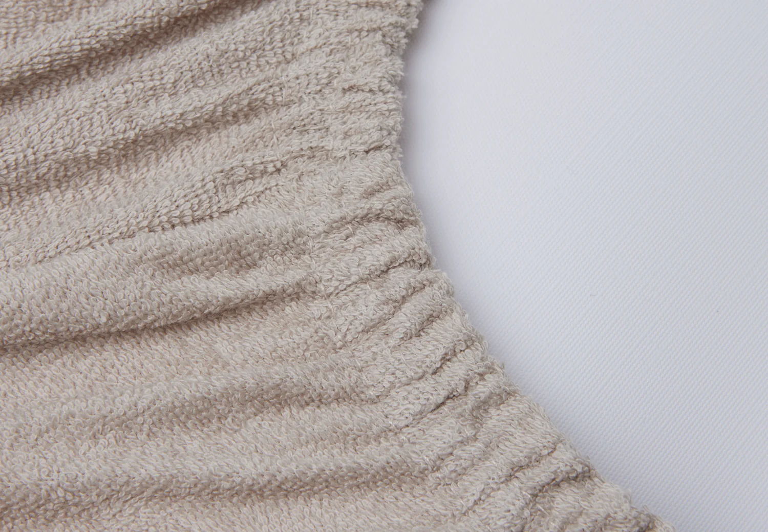Housse matelas à langer éponge duo 2 unités Ivory/Nougat – Image 4