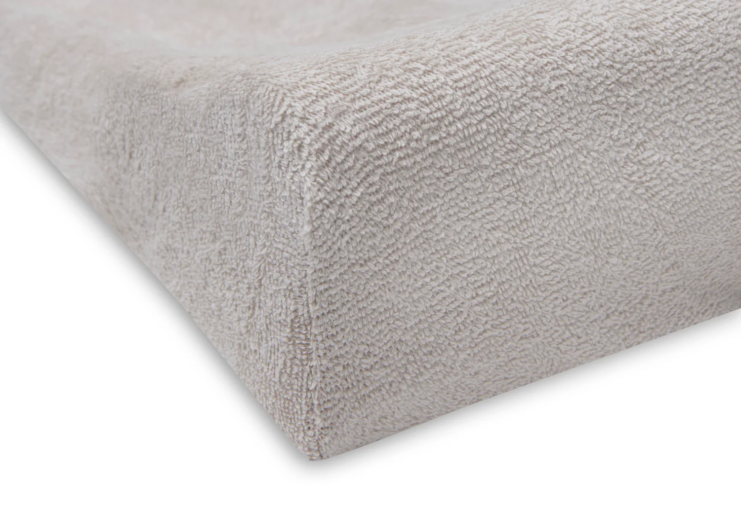 Housse matelas à langer éponge duo 2 unités Ivory/Nougat – Image 3