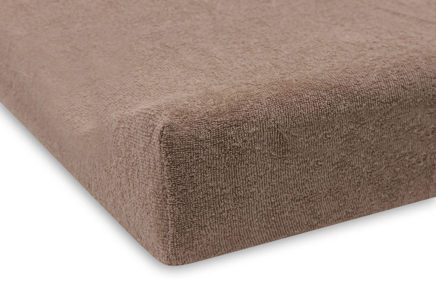 Housse matelas à langer éponge duo 2 unités Milky Coffee/Ivory – Image 4