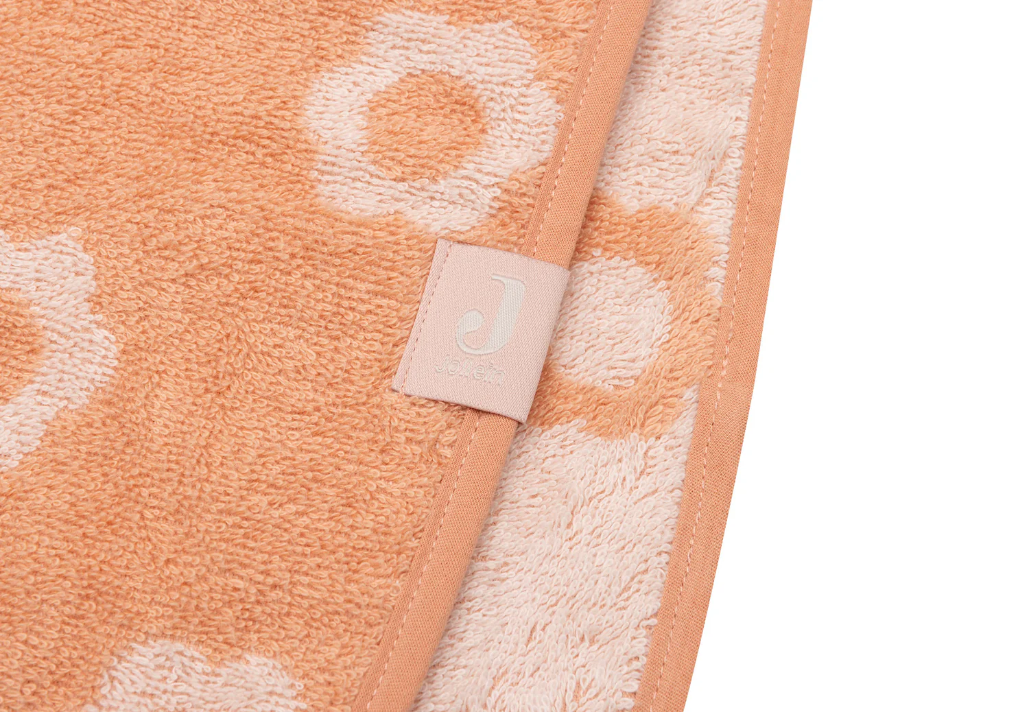Poncho de bain éponge jacquard réversible Flower – Image 3