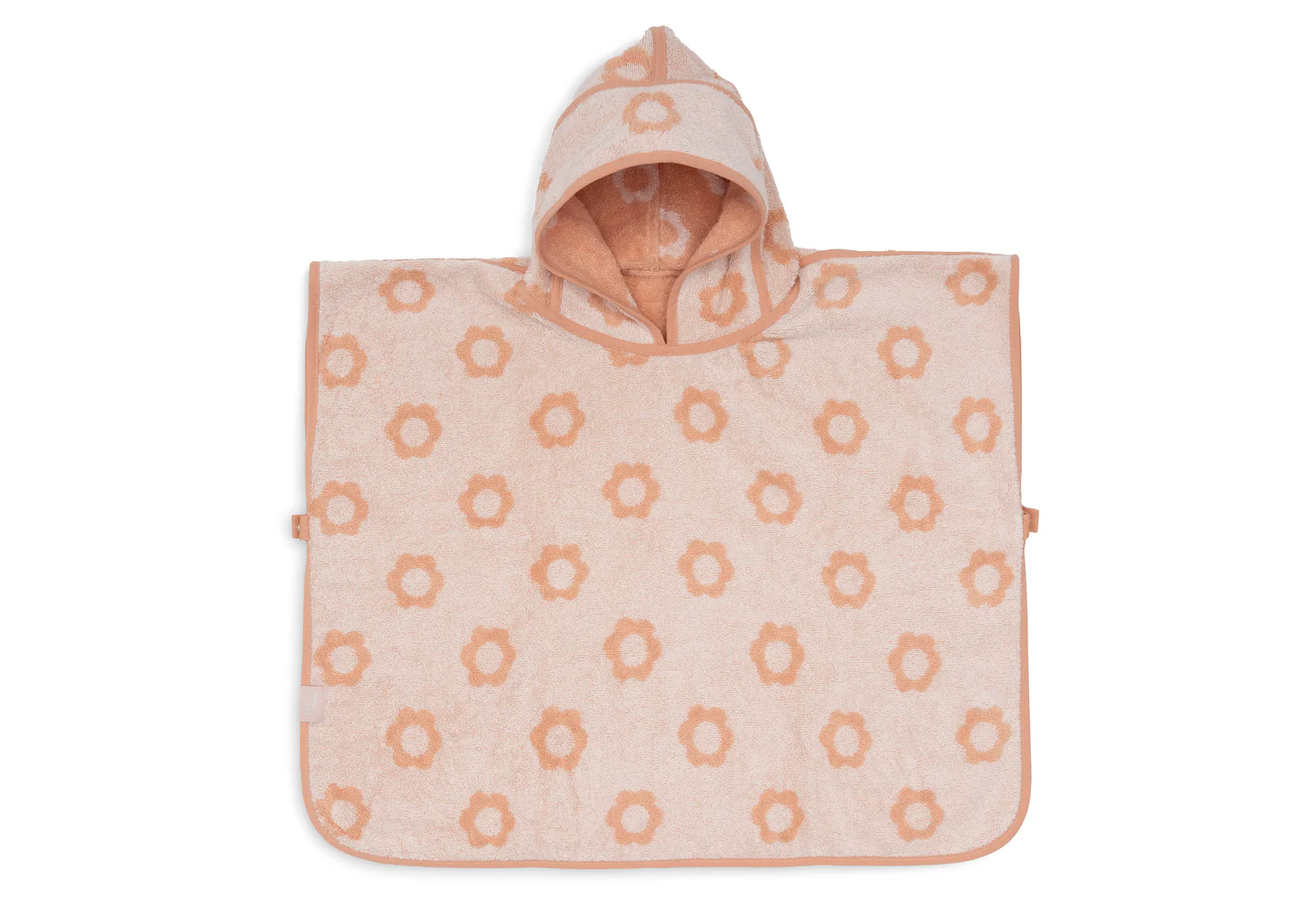 Poncho de bain éponge jacquard réversible Flower – Image 4