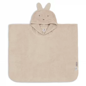 Poncho de bain éponge Miffy beige