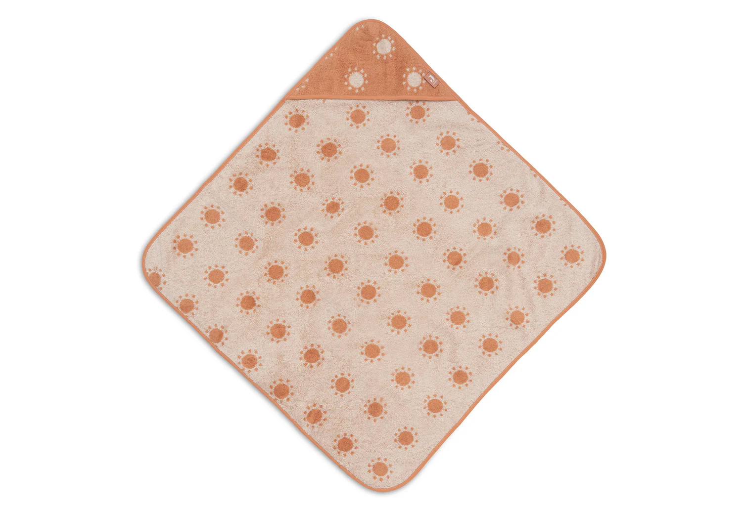 Cape de bain éponge jacquard Sun