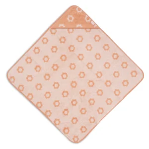 Cape de bain éponge jacquard Flower