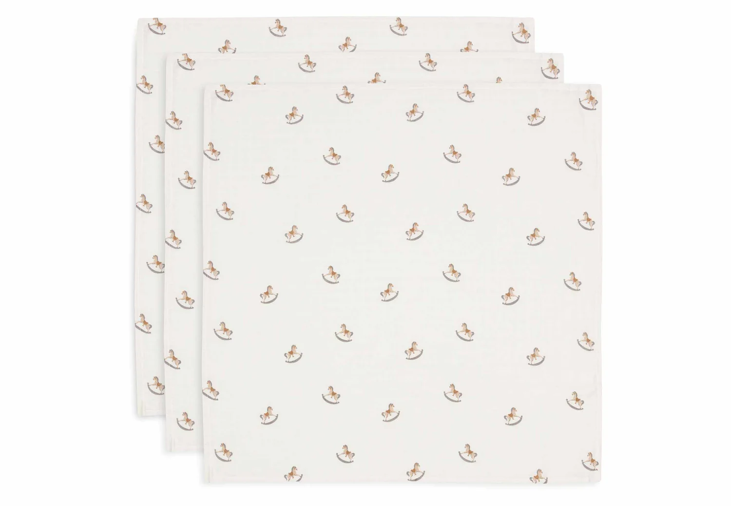 Lange gaze de coton Small 70x70cm Nostalgic Ride 3 unités