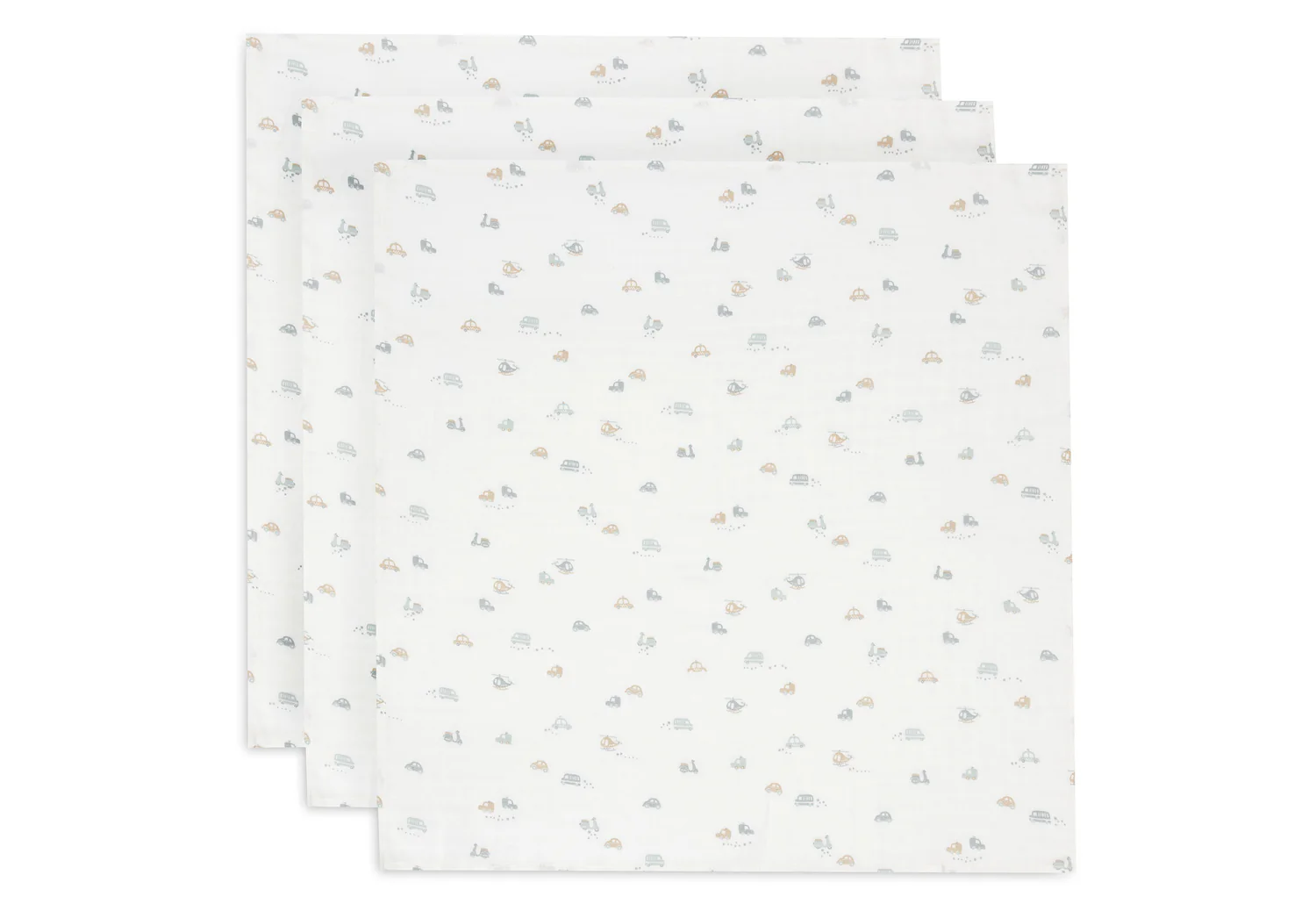 Lange gaze de coton Small 70x70cm On The Go 3 unités