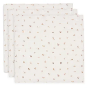 Lange gaze de coton Small 70x70cm Animal Friends 3 unités