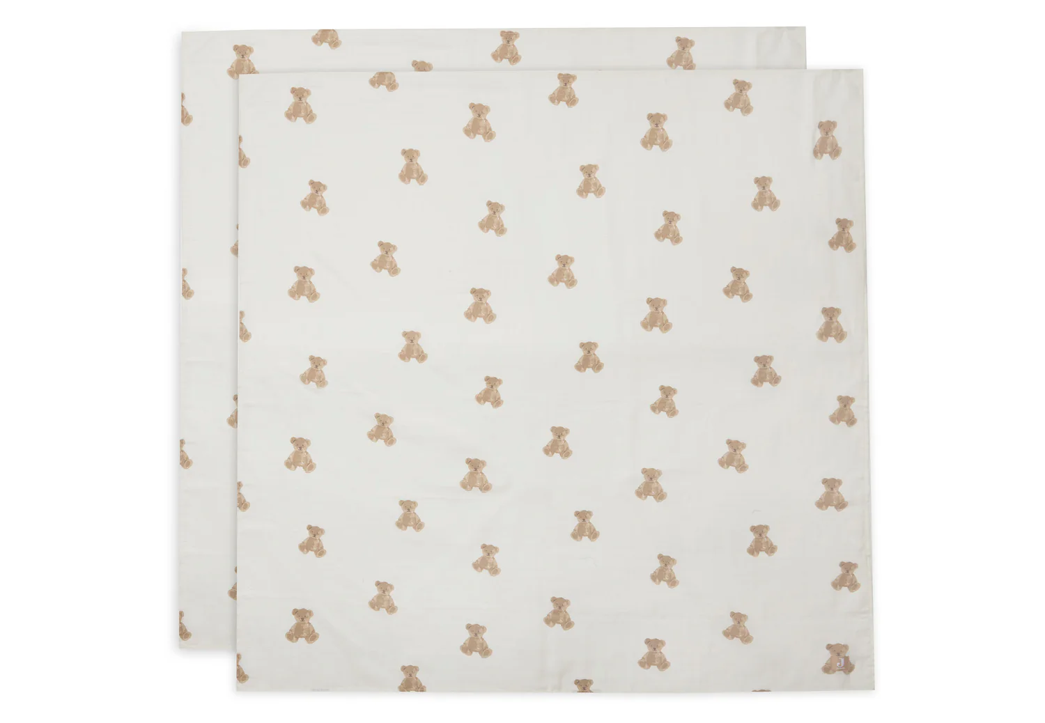 Lange gaze de coton Teddy Bear 2 unités