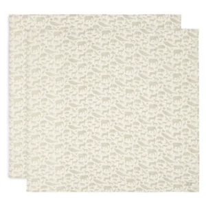 Lange gaze de coton 115x115cm Animals 2 unités