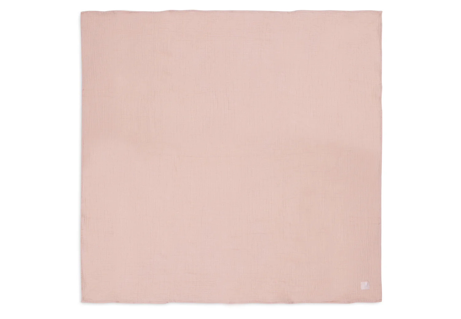 Lange gaze de coton 115x115cm 2 unités Wild Rose/Ivory – Image 3