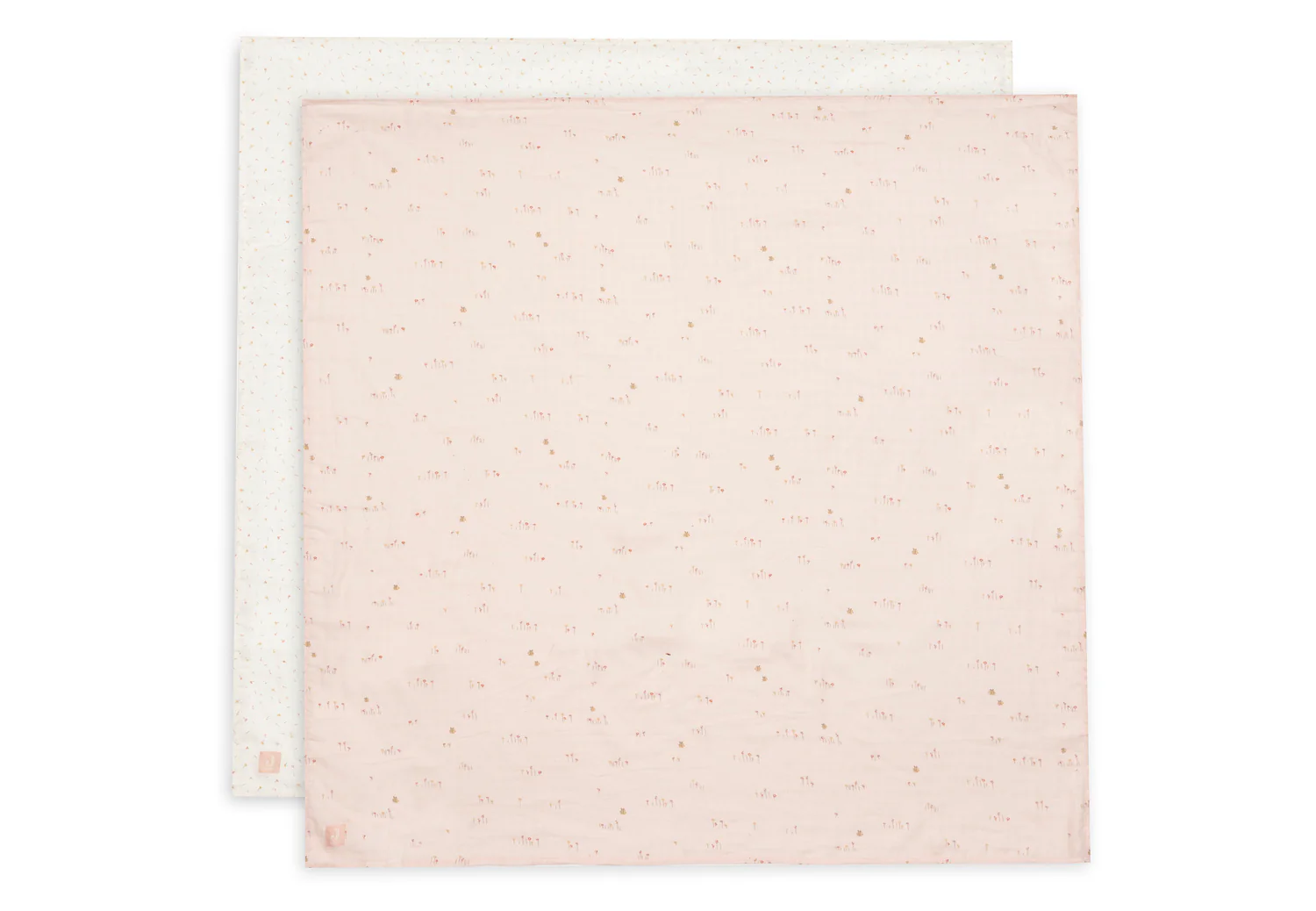 Lange gaze de coton 115x115cm Pretty Picnic 2 unités