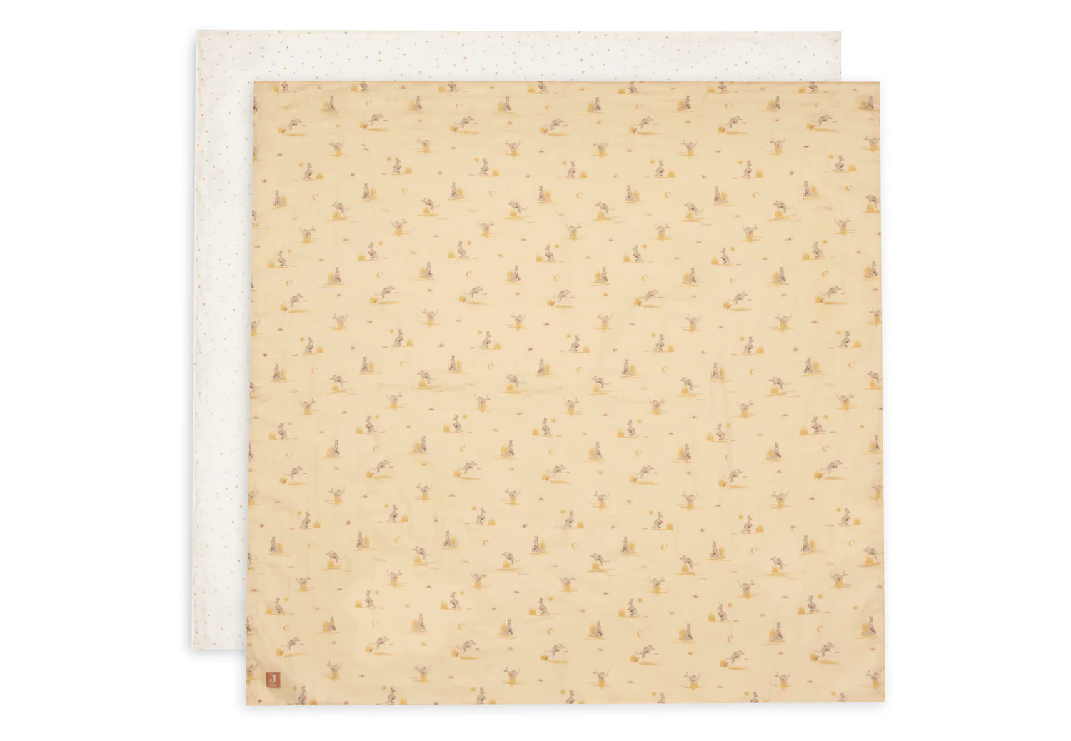 Lange gaze de coton 115x115cm Kangaroots 2 unités