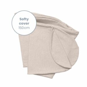 Softy - Housse de coussin d'allaitement - Chiné sand