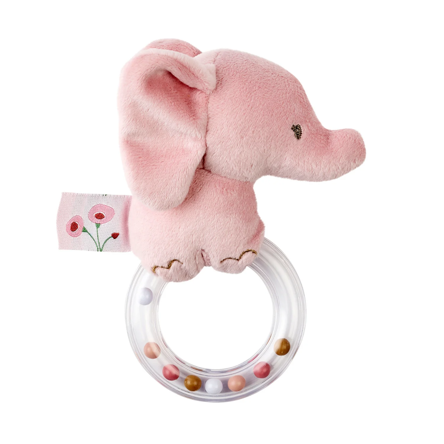 Hochet éléphant Fanfan - rose