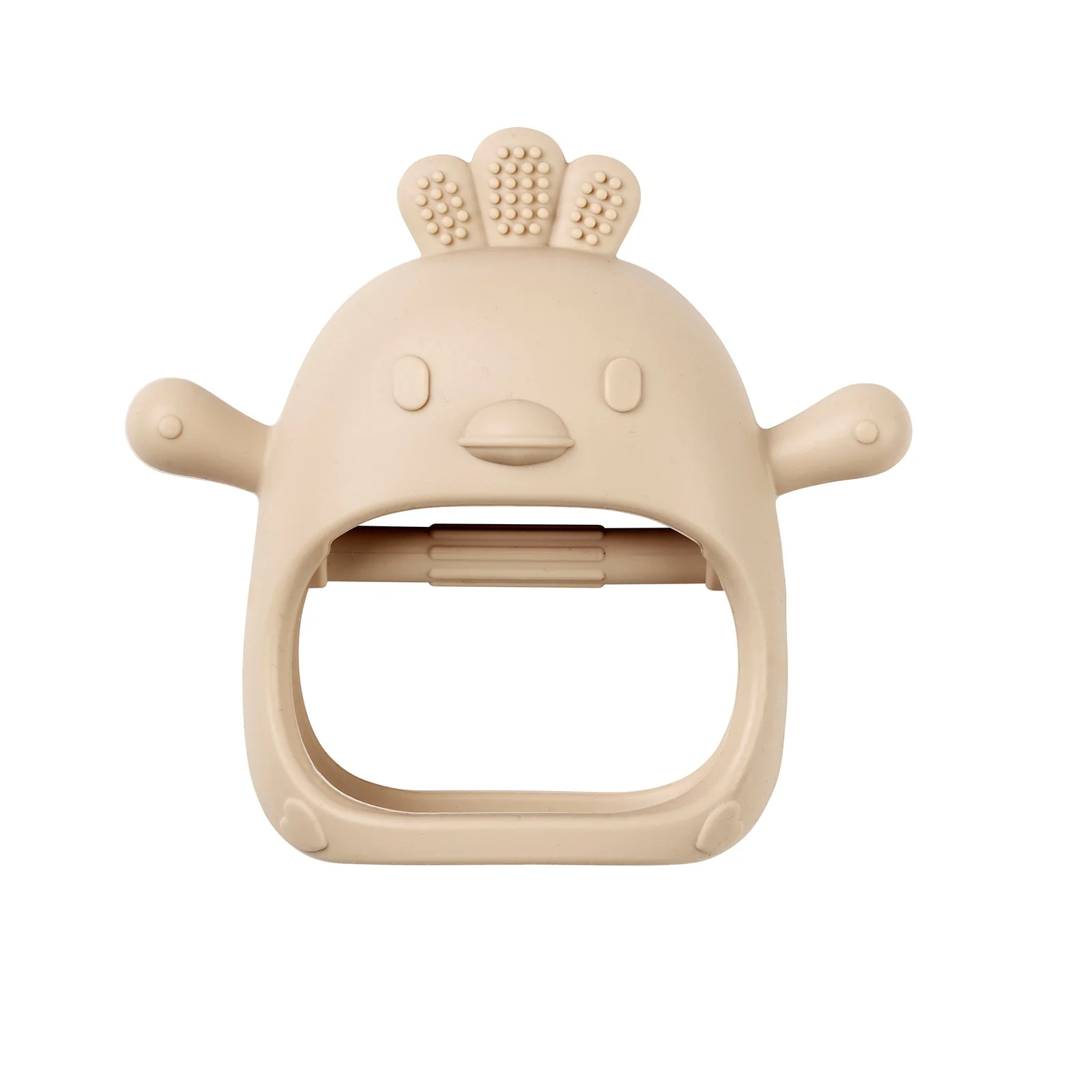 Moufle de dentition silicone - taupe