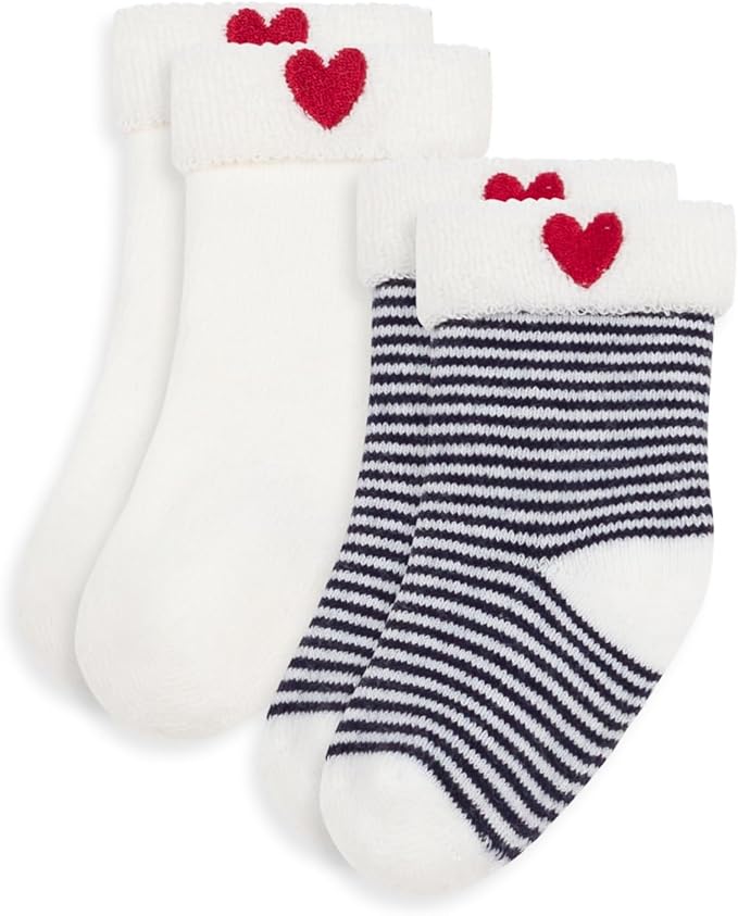Lot de chaussettes bébé en coton brodé - Petit Bateau - Taille naissance