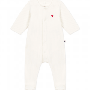 Pyjama en velours Marshmallow - Petit Bateau - Taille 6 mois