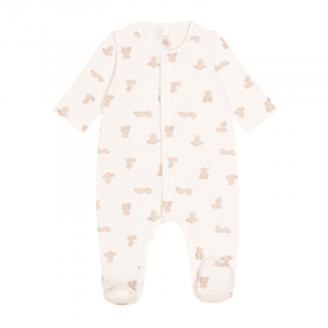 Pyjama bébé en tubique imprimé - Petit Bateau - Taille 6 mois