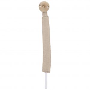 Attache sucette en gaze de coton BB&Co - biscuit