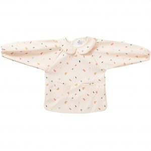 Bavoir tablier col claudine imperméable terrazzo BB&Co