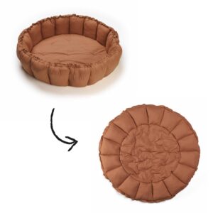 Tapis organic & cocon - tawny brown