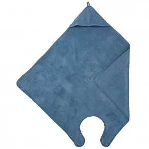 Cape de bain tablier en bambou pierre bleue BB&Co