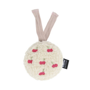 Doudou Lucy à emporter motif cerises