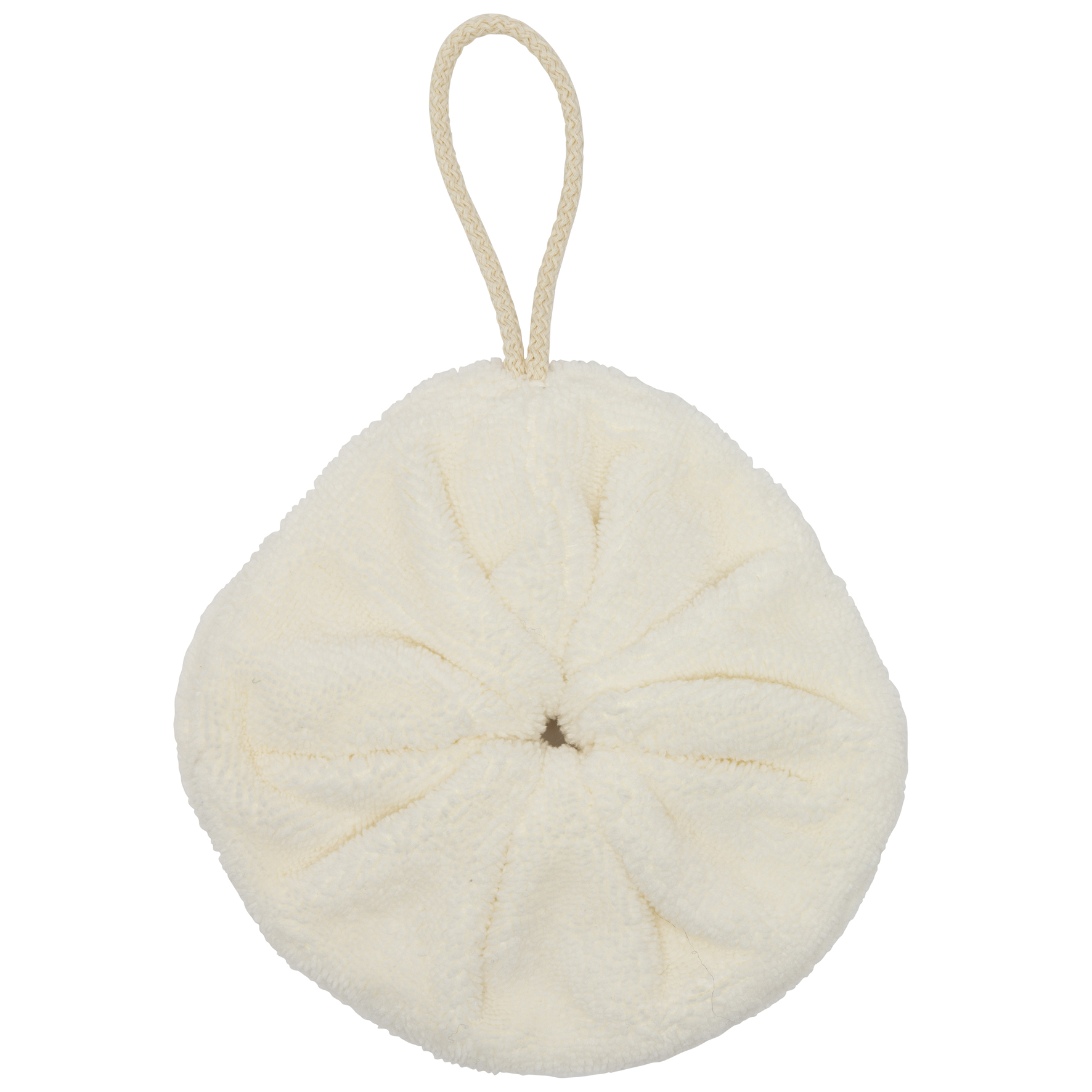Fleur de douche enfant en éponge bambou mousse de lait