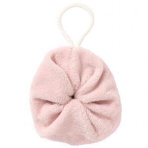 Fleur de douche enfant en éponge bambou pétale
