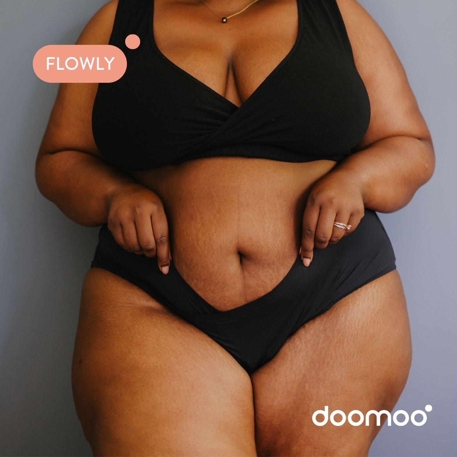 Flowly - Culotte Post-Partum & Menstruelle (L - XL - 2XL) - Noire – Image 3