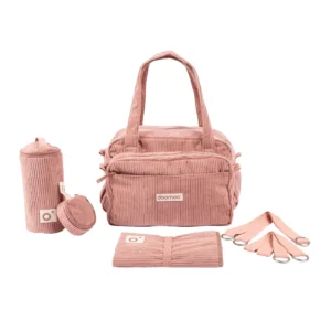 Fluffy - Sac à Langer - Corduroy pink