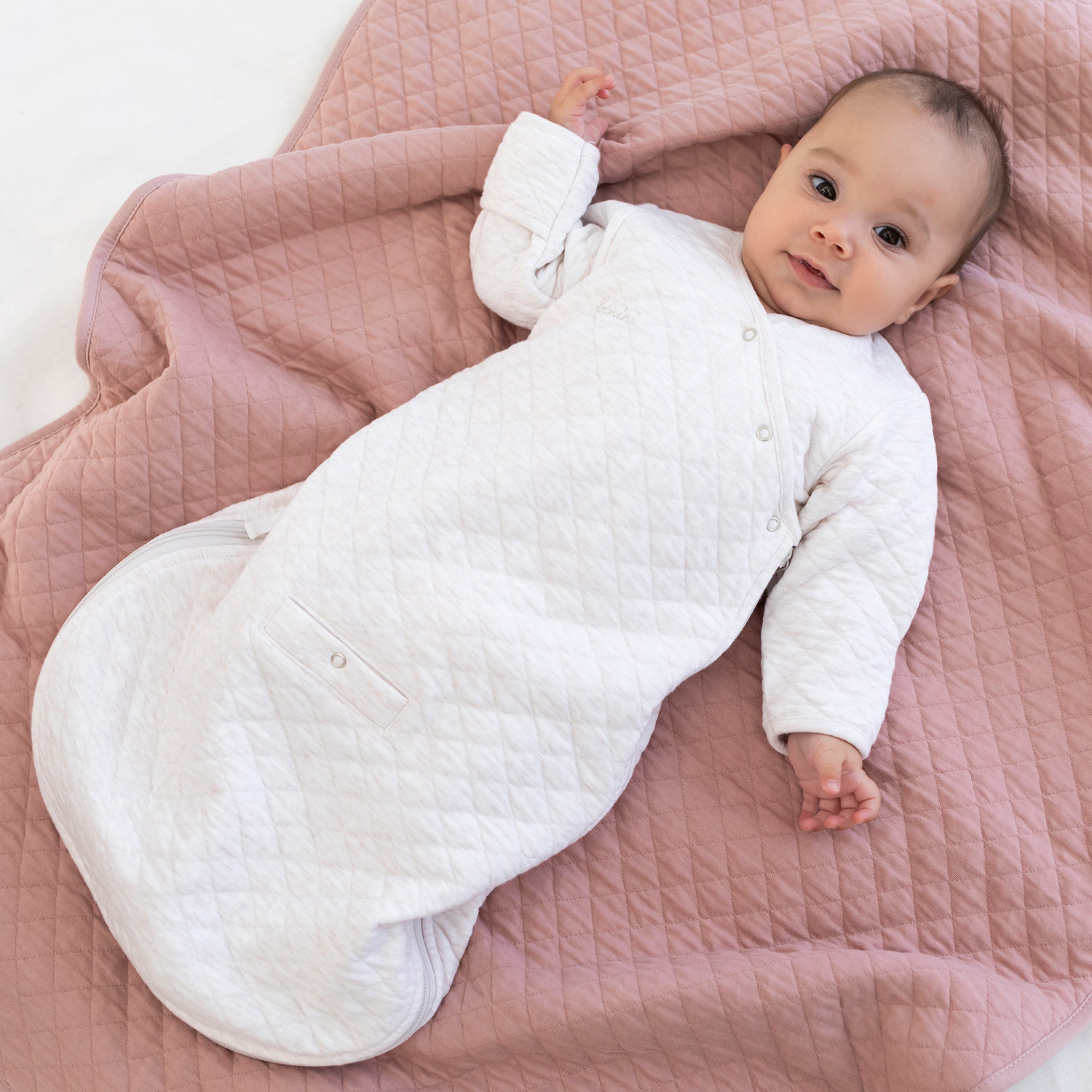 Gigoteuse avec moufles 1-4m tog 1.5 Pady quilted mix tender – Image 2