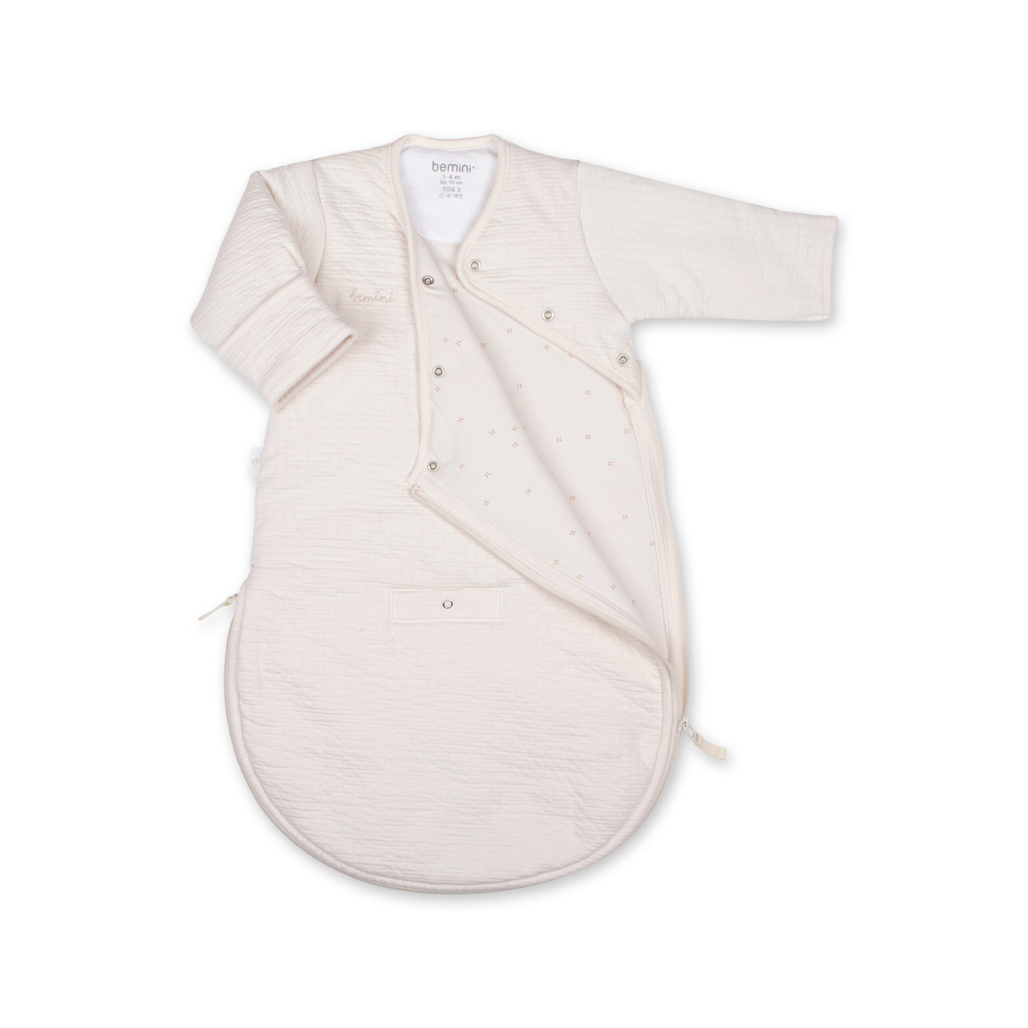 Gigoteuse avec moufles 1-4m tog 3 Pady Tetra Jersey Pudding – Image 2