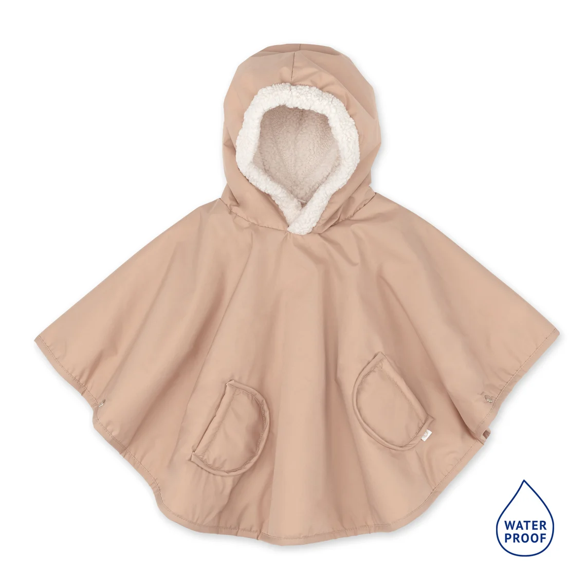 Poncho Teddy 9-36m Waterproof teddy Natural