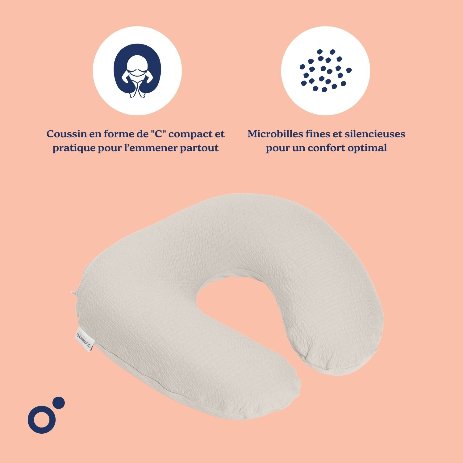 Softy - Coussin d'allaitement - Tetra jersey sand – Image 4