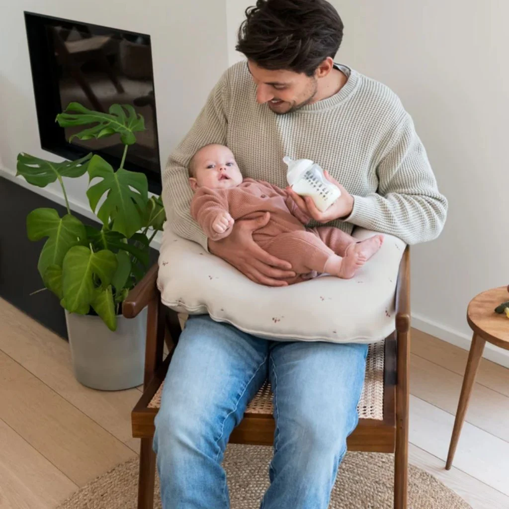 Softy - Housse de coussin d'allaitement - Champignons – Image 3