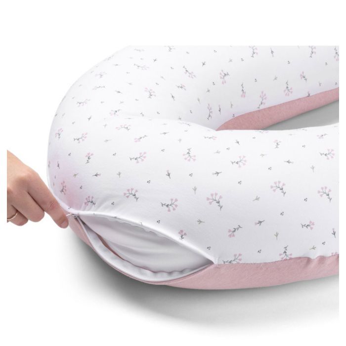Buddy - Housse de coussin de maternité - Fleurs roses – Image 2